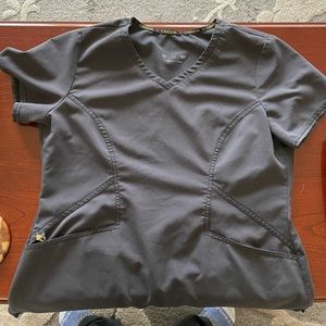 Slate gray Scrub top